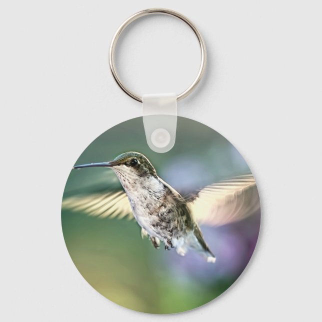 Hummingbird Flying Keychain (Front)