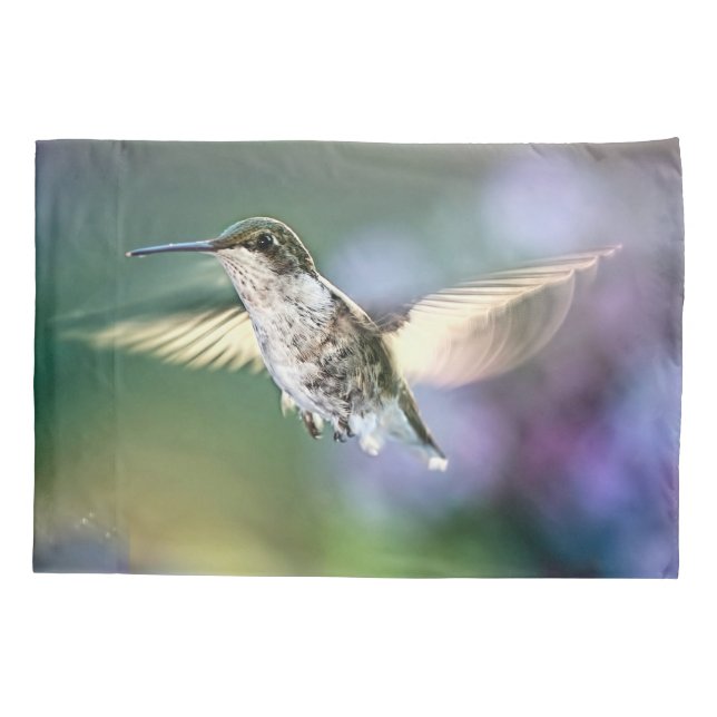 Hummingbird Flying Pillowcase (Back)