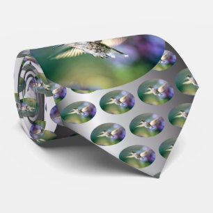 Hummingbird Flying Tie