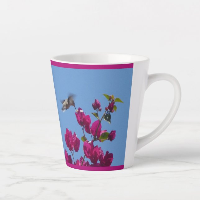 Hummingbird from Peru Latte Mug (Right)