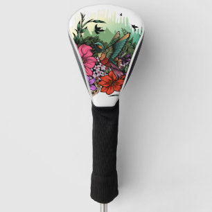 Hummingbird Garden Golf Head Cover