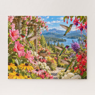 Hummingbird Garden Jigsaw Puzzle