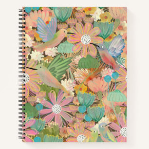 Hummingbird garden notebook
