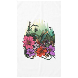 Hummingbird Garden Tablecloth