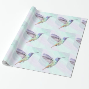 Hummingbird Glossy Wrapping Paper, 30" x 6' Paper