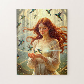 Hummingbird Goddess Jigsaw Puzzle