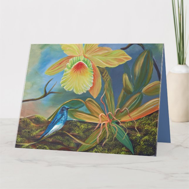 Hummingbird Greeting Card (Front)