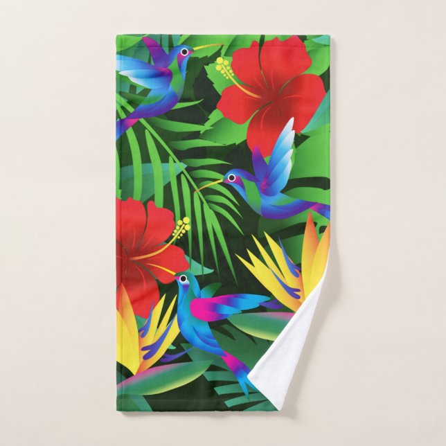 hummingbird hand towel (Hand Towel)