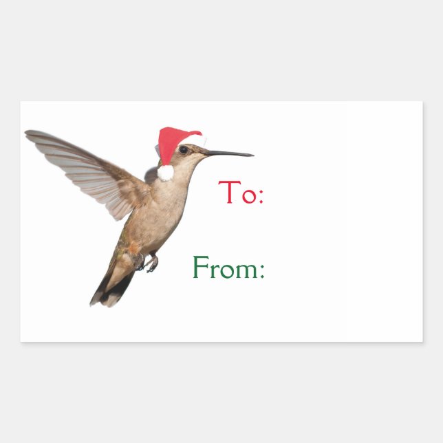 Hummingbird Helper Sticker (Front)