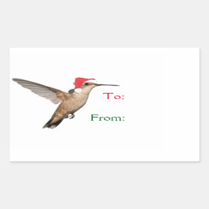 Hummingbird Helper Sticker