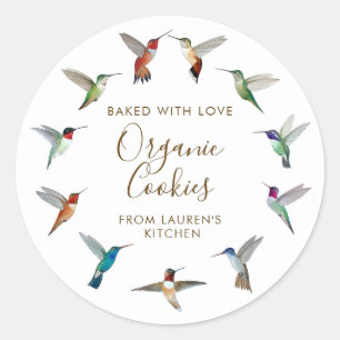 Hummingbird Home-made Goods Classic Round Sticker