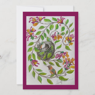 Hummingbird Home Notecard