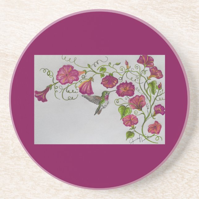 Hummingbird in Coaster (Front)