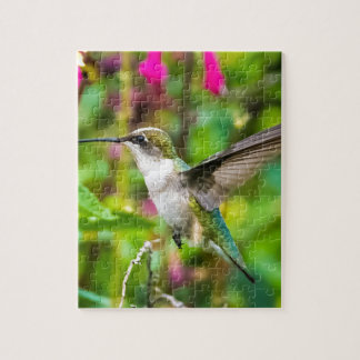 Hummingbird in Flight Jigsaw Puzzle