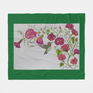 Hummingbird in Pink Blanket