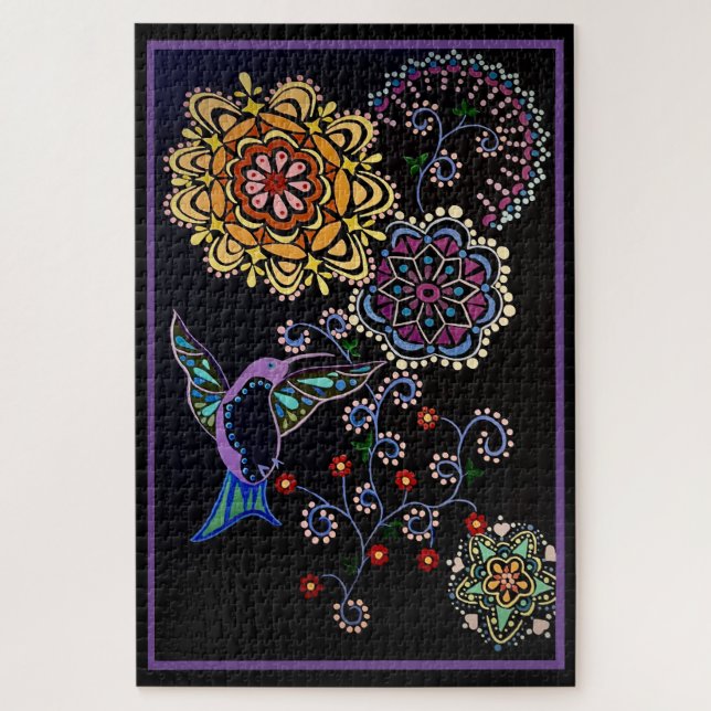 Hummingbird Jigsaw Puzzle (Vertical)