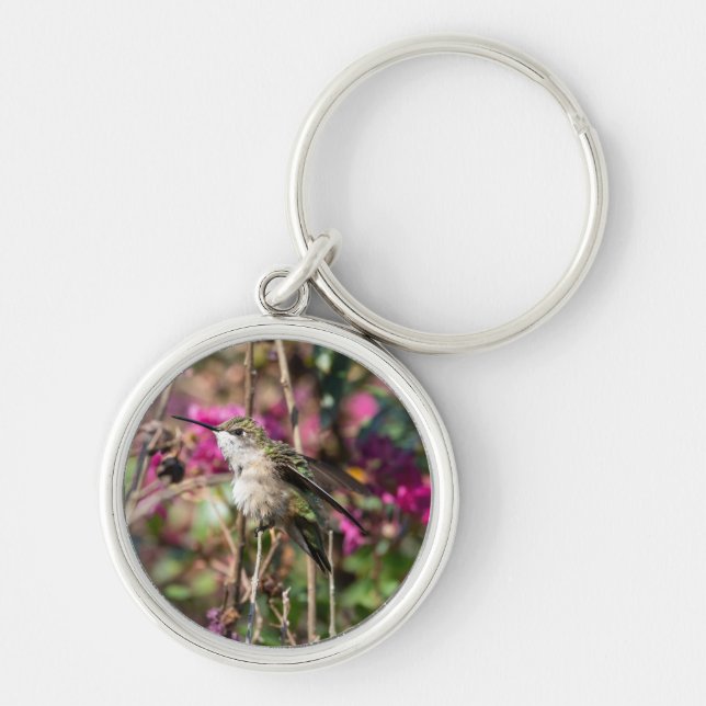 Hummingbird Keychain Design #8401 (Front)