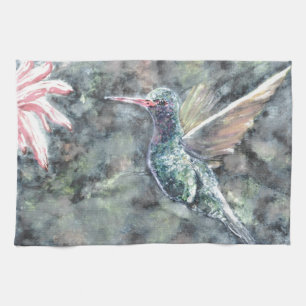 hummingbird kitchen towel
