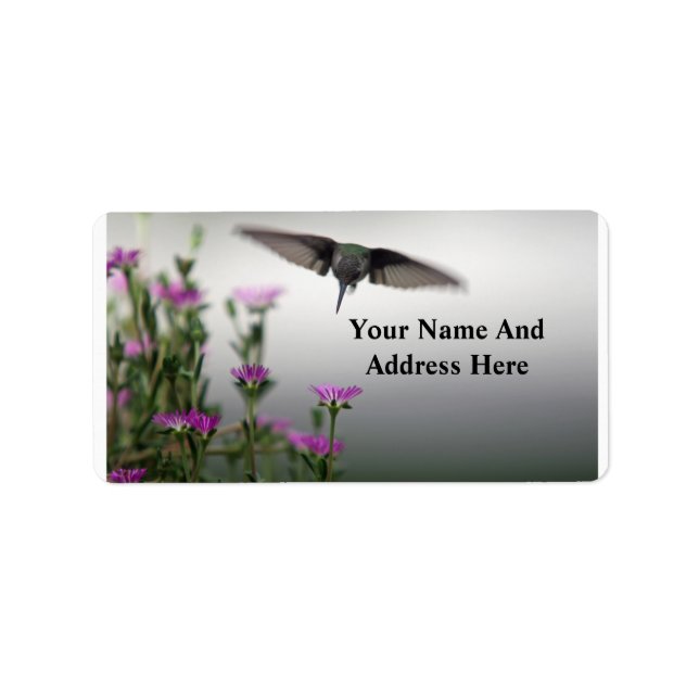 Hummingbird Label (Front)