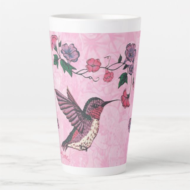 Hummingbird Latte Mug (Front)