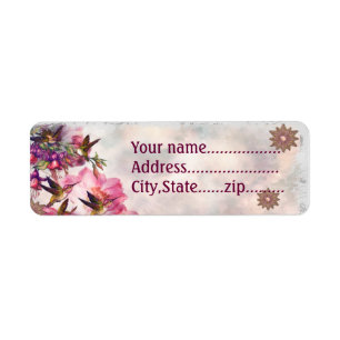 Hummingbird Lavender Jewelled CUSTOM