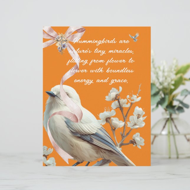 HUMMINGBIRD LETTERHEAD (Standing Front)
