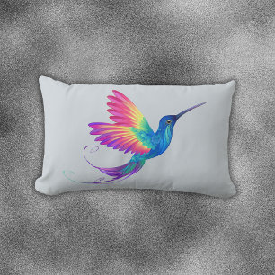 Hummingbird Love, Joy & Good Fortune Lumbar Pillow