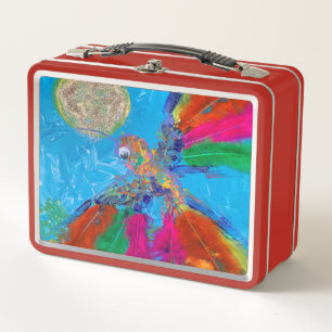 Hummingbird Metal Lunch Box