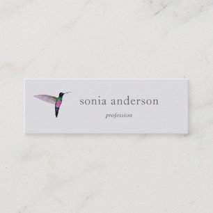Hummingbird Mini Business Card