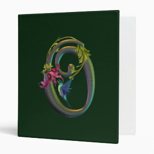 Hummingbird Monogram O Binder