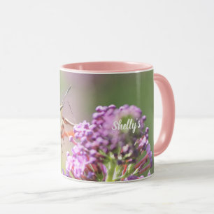 Hummingbird Moth on a Butterfly Bush Mug