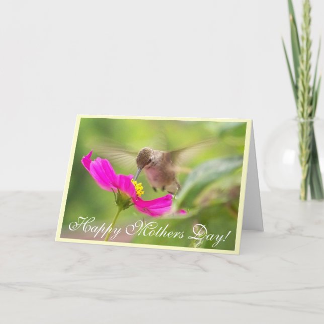 Hummingbird Mothers' Day Card (Front)