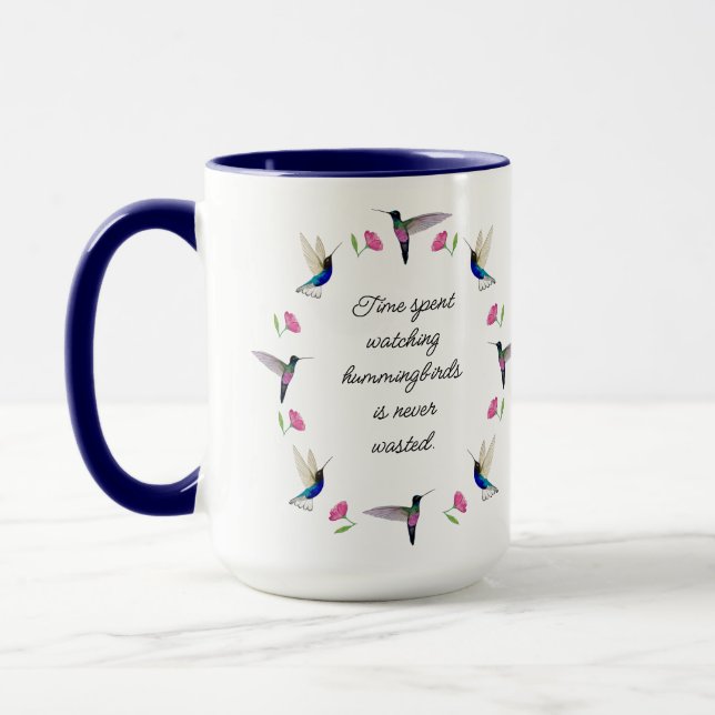 Hummingbird Mug (Left)