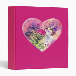 Hummingbird n Thistle Art Binder Photo Album
