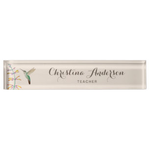 Hummingbird   nameplate