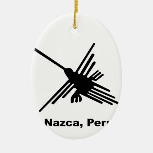 Hummingbird Nazca, Peru Ceramic Ornament