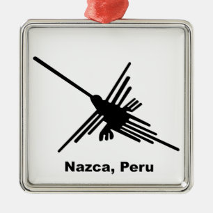 Hummingbird Nazca, Peru Metal Ornament