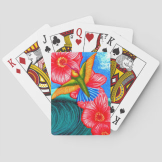 Hummingbird Ocean  Playing Cards