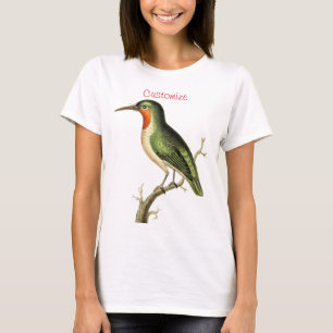 Hummingbird Perched Thunder_Cove T-Shirt