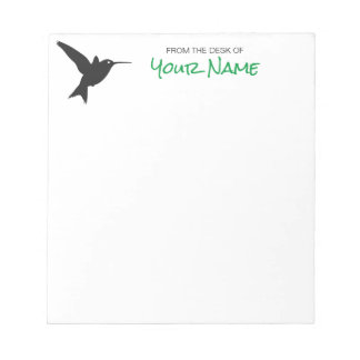 Hummingbird - Personalized Notepad