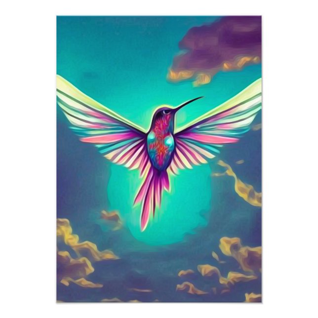 Hummingbird Photo Print (Front)