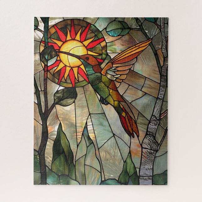 Hummingbird Puzzle (Vertical)