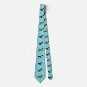Hummingbird Ready to Fly Painting Tie