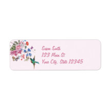Hummingbird Return Address Labels