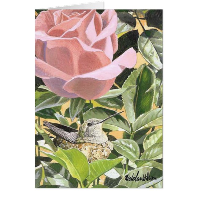 Hummingbird & Rose "LITTLE MOM" (Front)