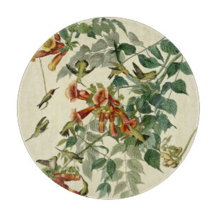 Hummingbird Ruby Throated Audubon Bird Cutting Board