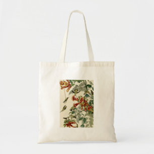 Hummingbird Ruby Throated Audubon Bird Tote Bag