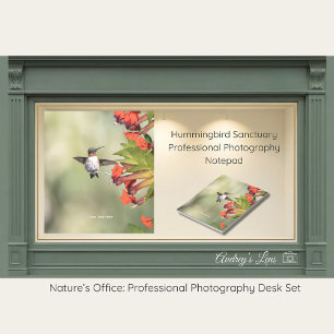 Hummingbird Sanctuary Professional Photography  Notepad
