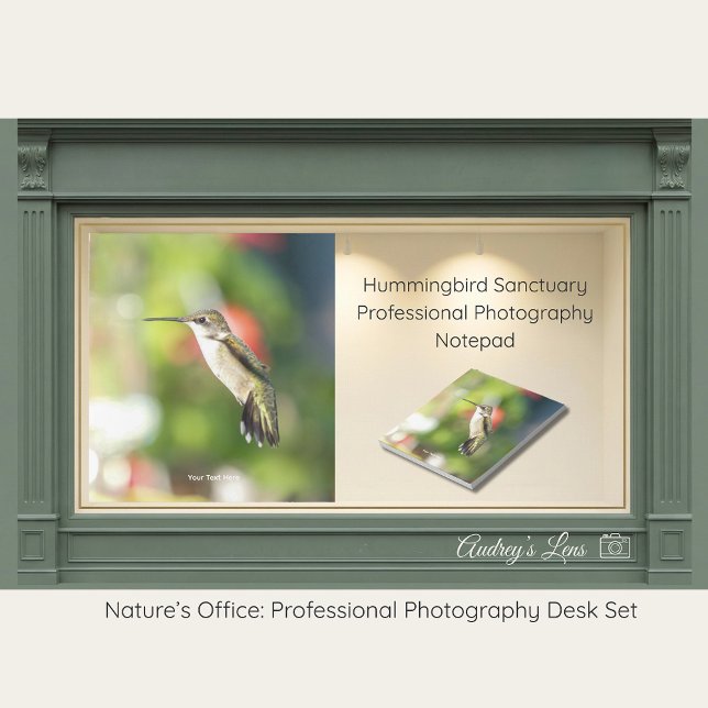 Hummingbird Sanctuary Professional Photography  Notepad (Creator Uploaded)