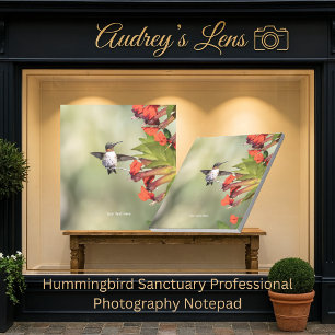 Hummingbird Sanctuary Professional Photography  Notepad